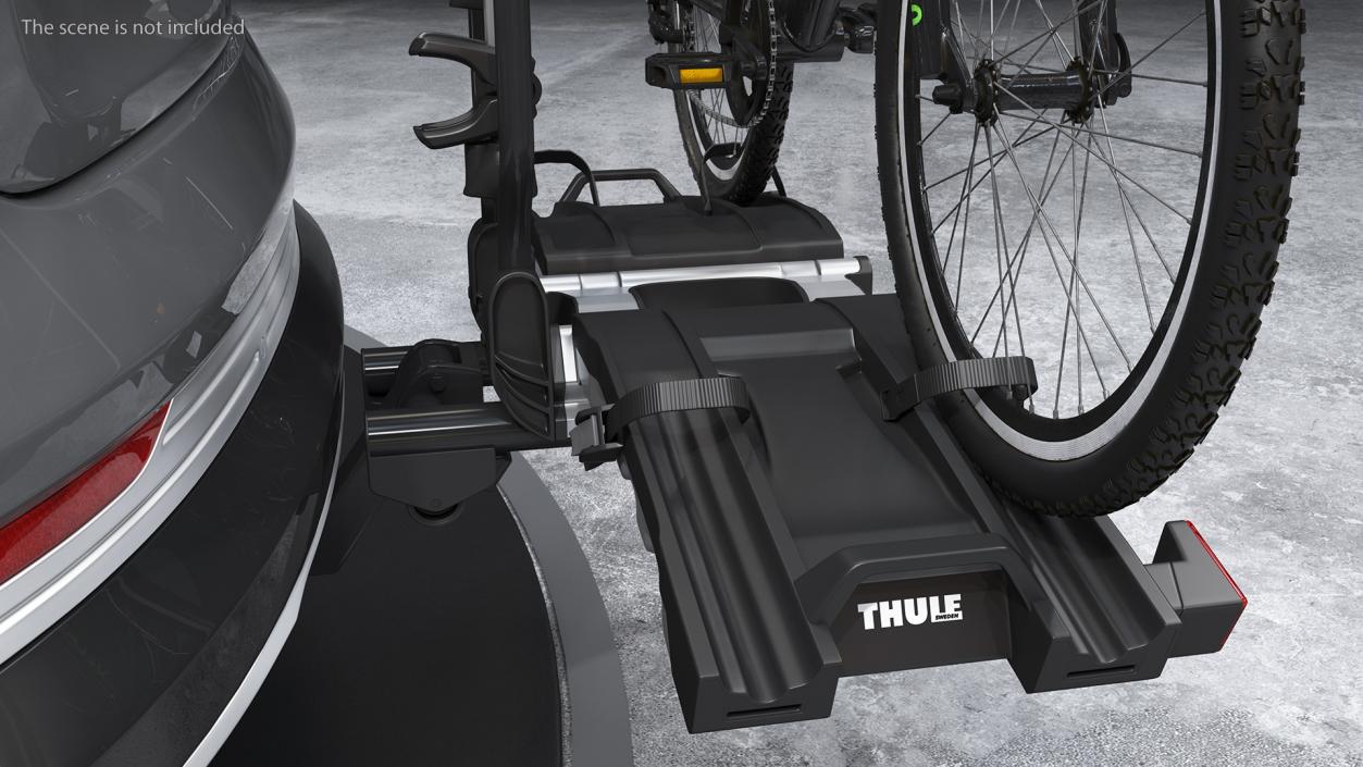 Thule EasyFold XT2 with Mountain Bike 3D