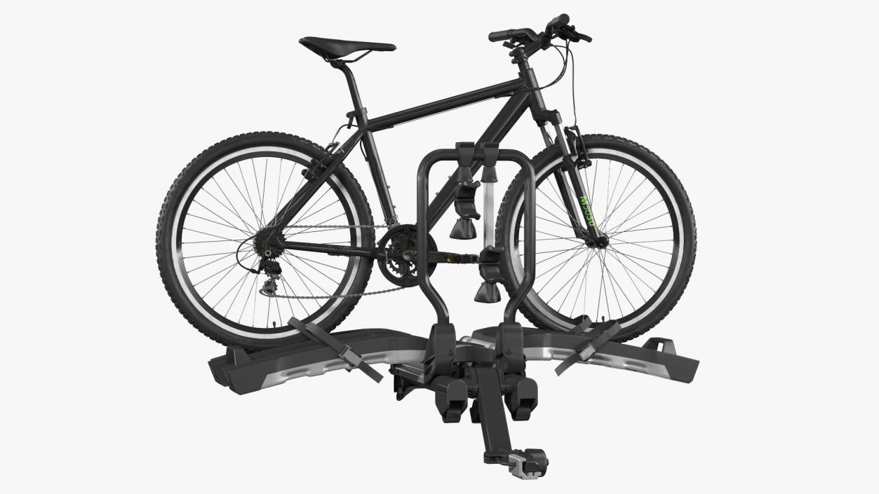 Thule EasyFold XT2 with Mountain Bike 3D