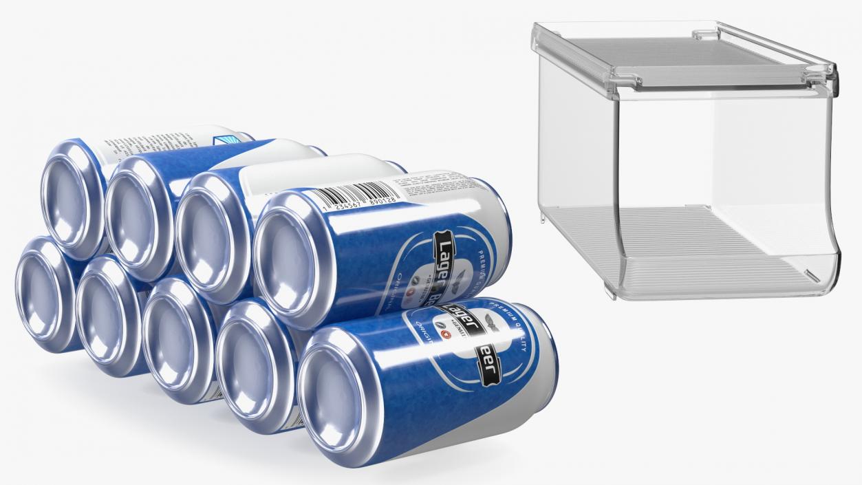 Transparent Beer Can Holder 3D