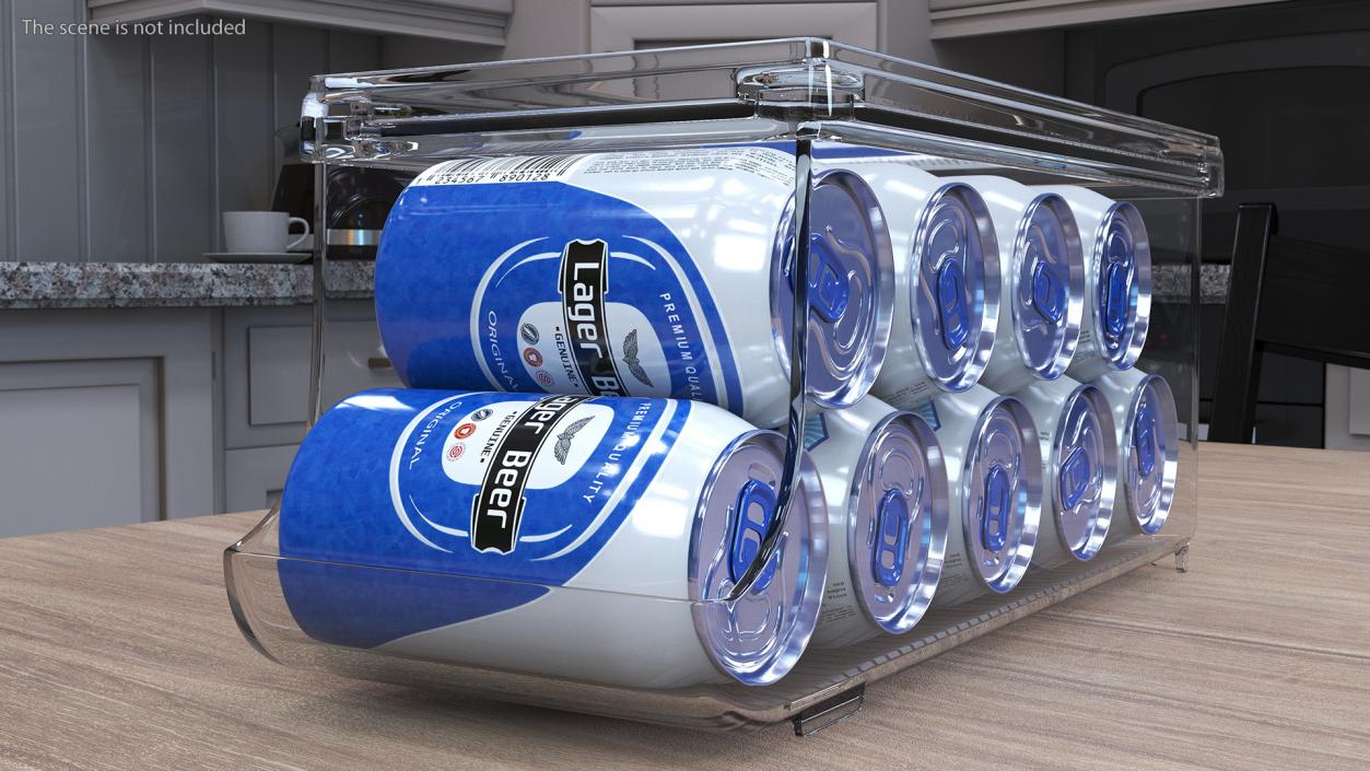 Transparent Beer Can Holder 3D