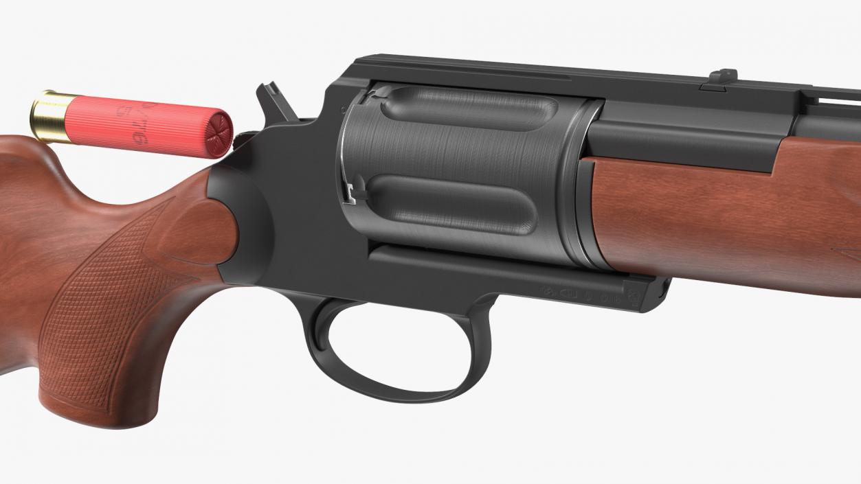 Hunting Shotgun MC-255 Wood Rigged 3D model