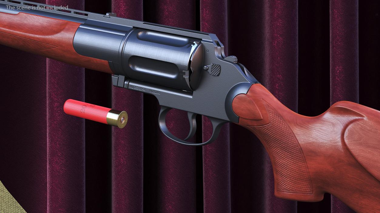 Hunting Shotgun MC-255 Wood Rigged 3D model