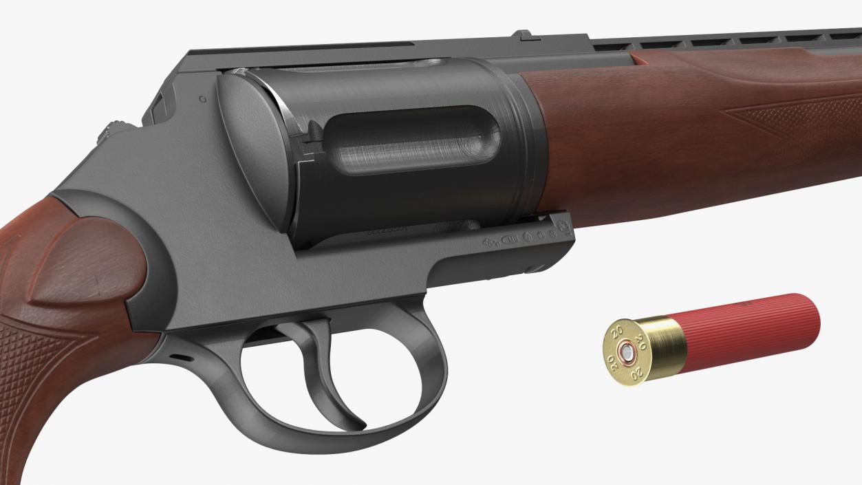 Hunting Shotgun MC-255 Wood Rigged 3D model