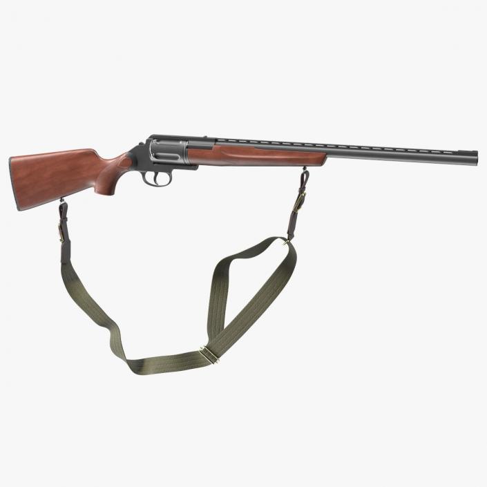 Hunting Shotgun MC-255 Wood Rigged 3D model