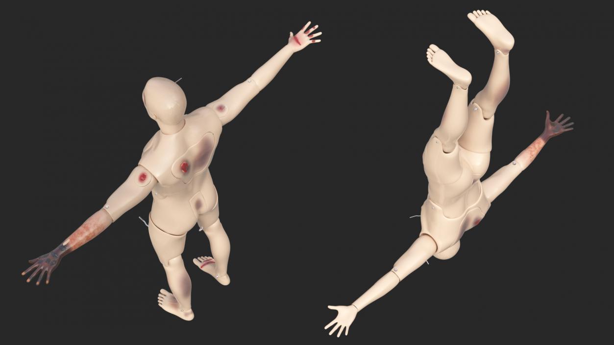 Trauma and Extrication Manikin T-Pose 3D