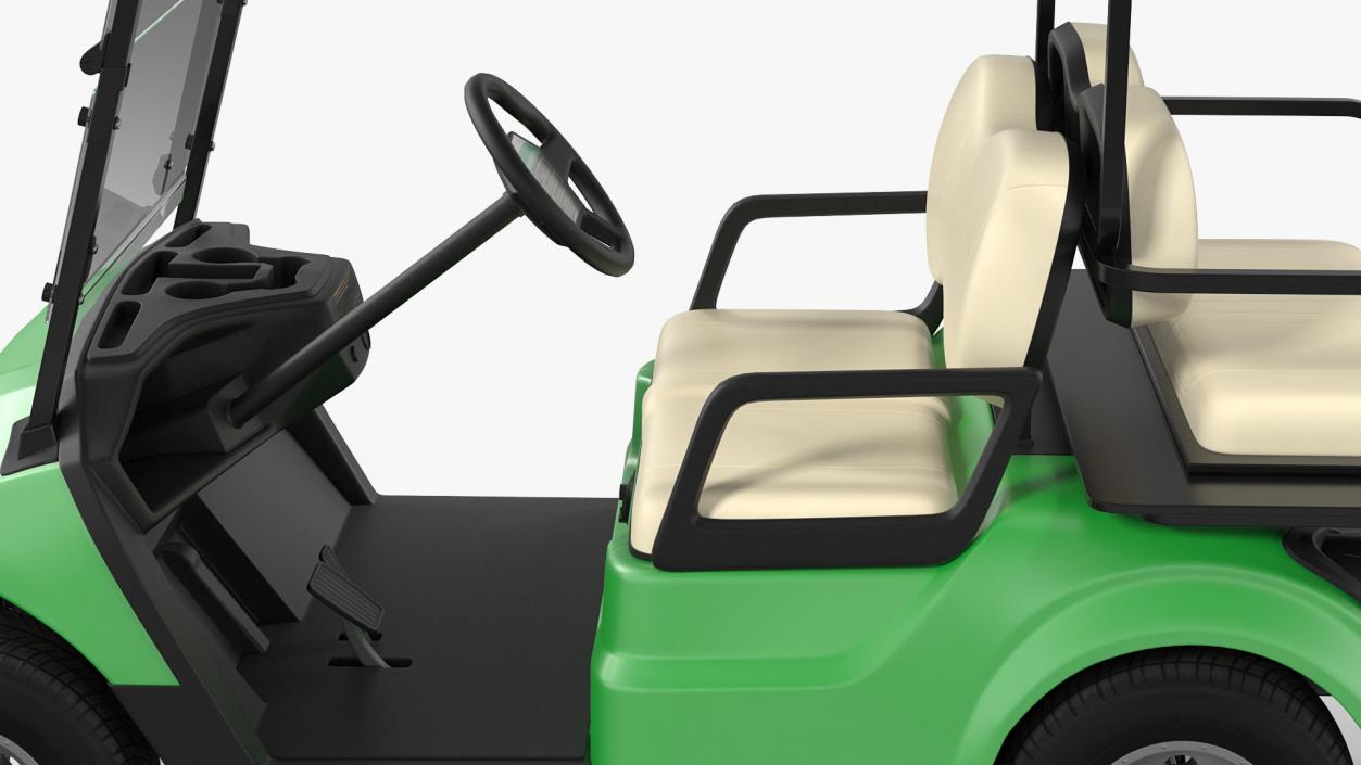 3D Golf Car with Gas Motor model