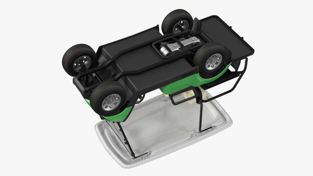 3D Golf Car with Gas Motor model