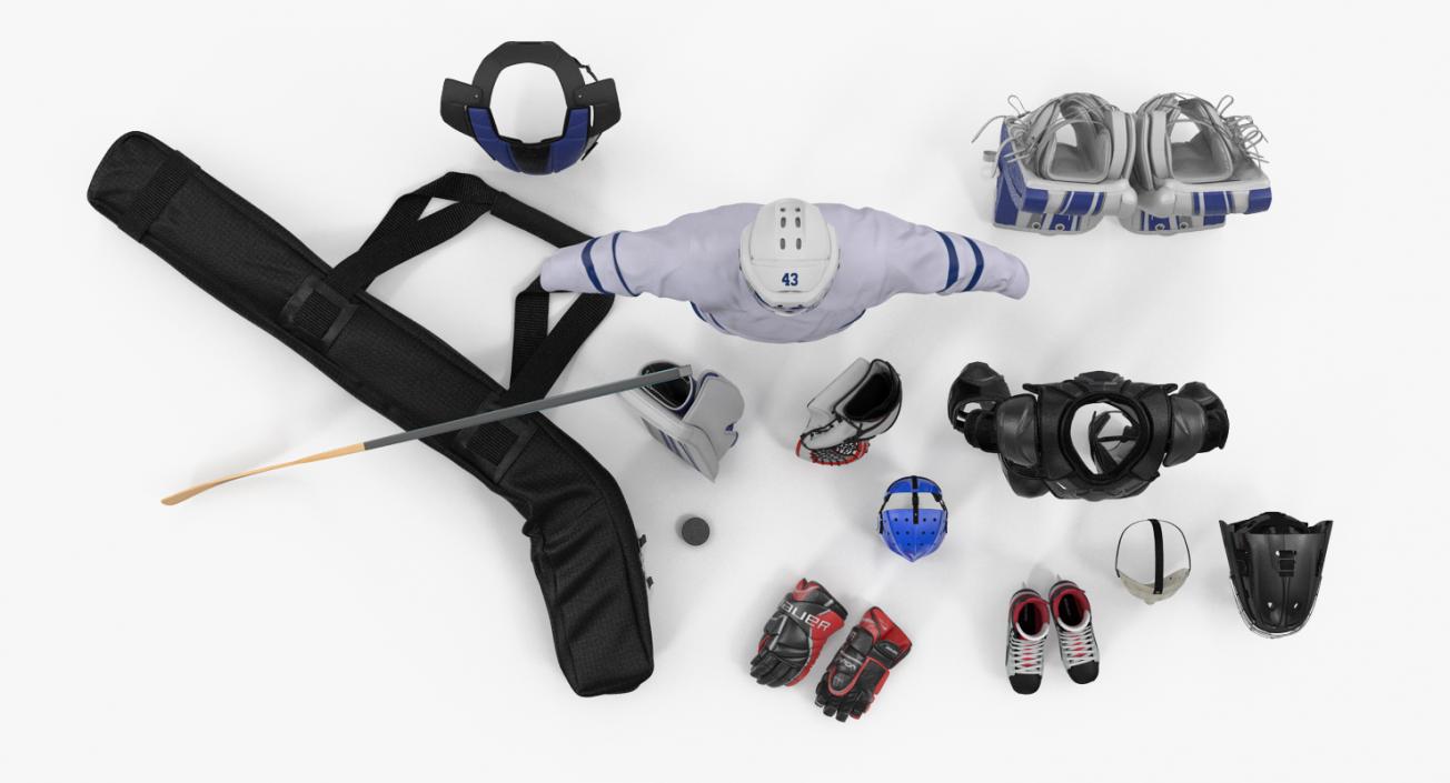 Hockey Equipment Collection 4 3D model