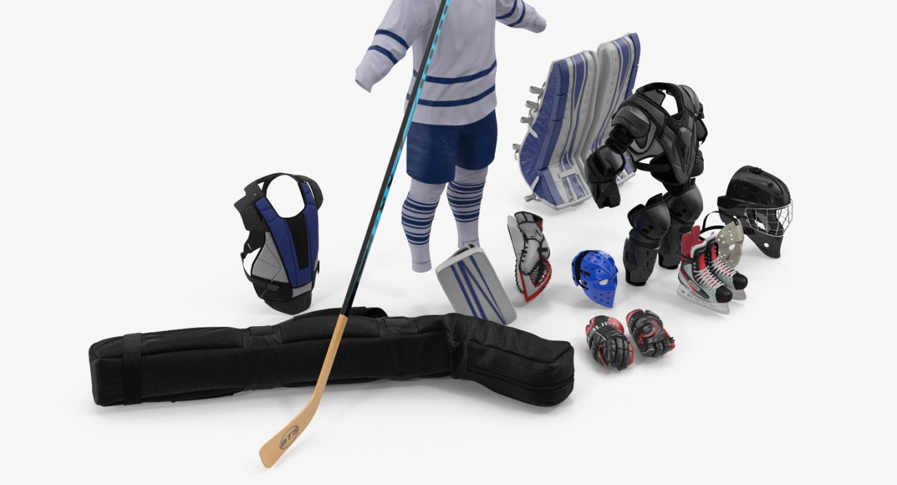 Hockey Equipment Collection 4 3D model