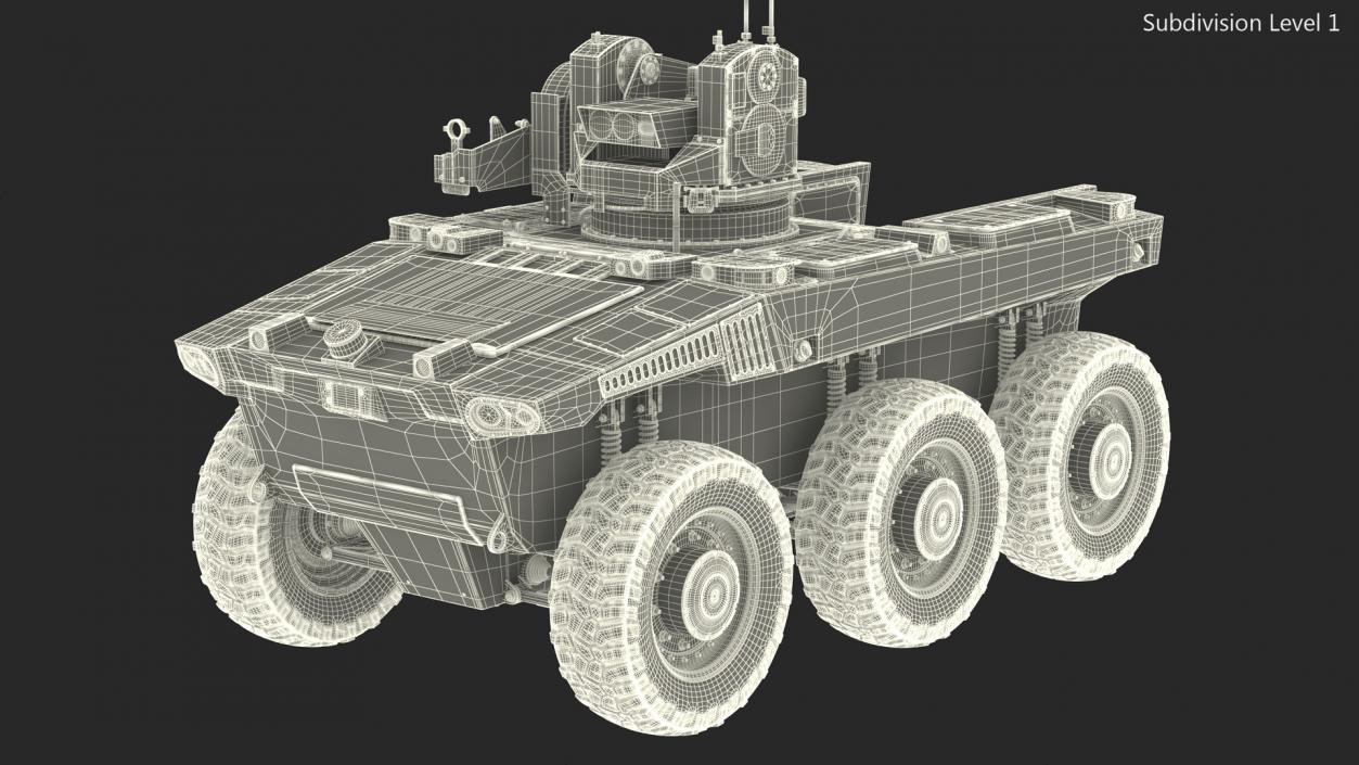 3D model Smart Military Robot