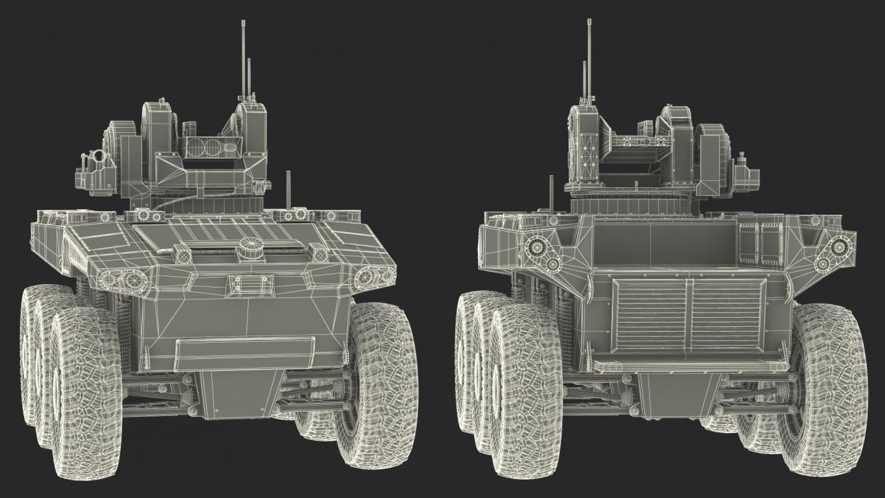 3D model Smart Military Robot