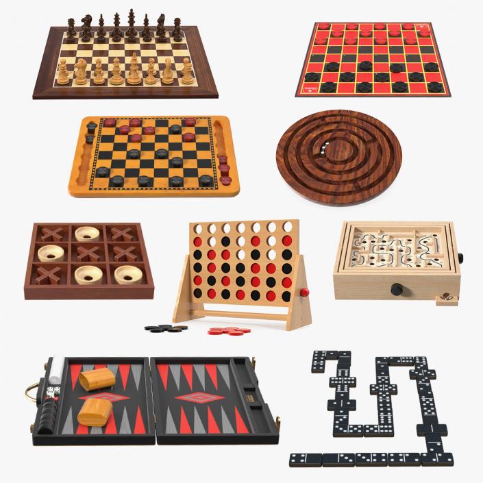 Board Games Collection 8 3D model