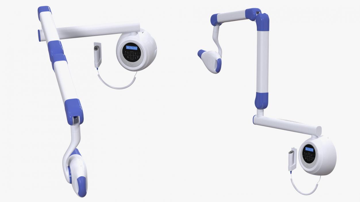 3D Modern Intraoral XRay Unit Rigged model