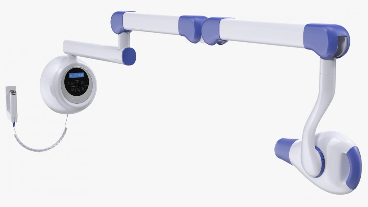 3D Modern Intraoral XRay Unit Rigged model