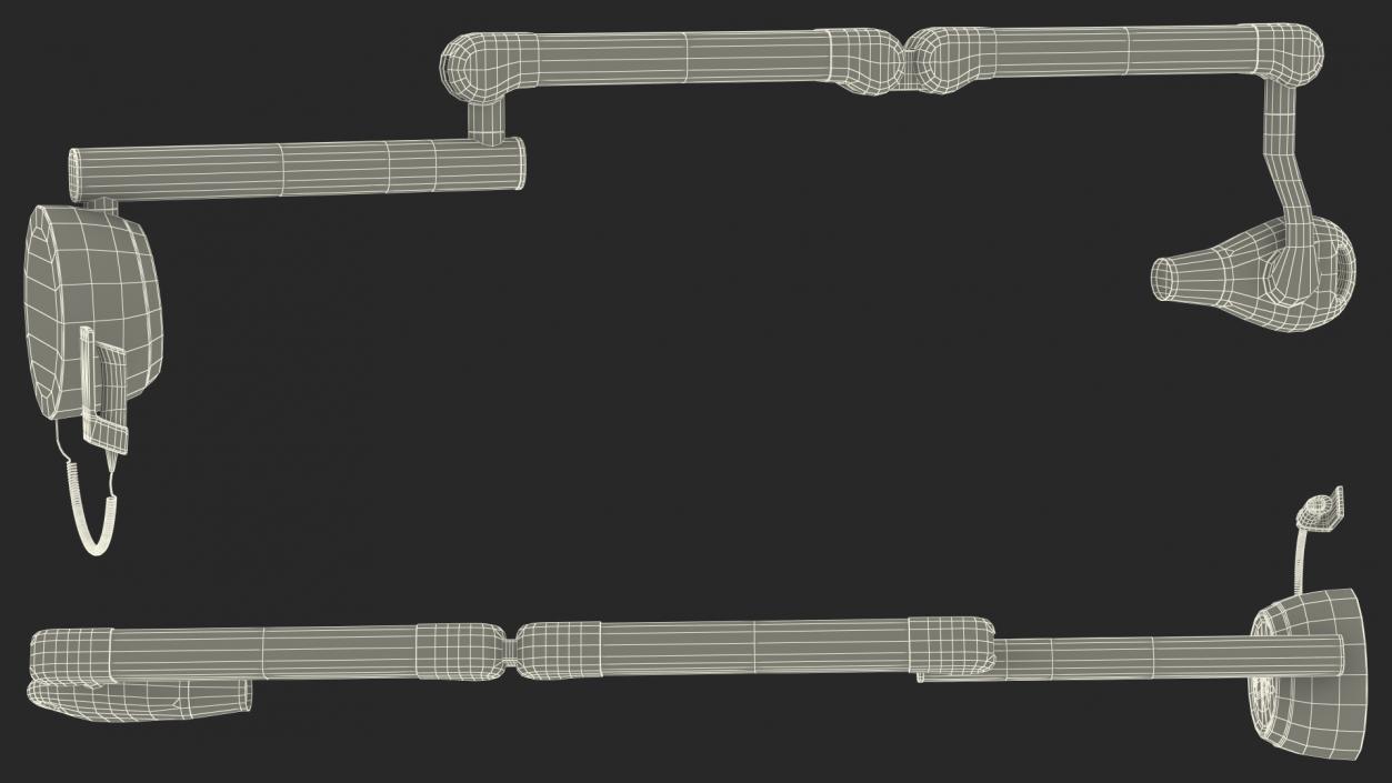 3D Modern Intraoral XRay Unit Rigged model