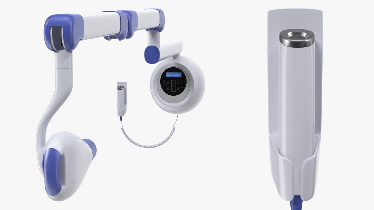 3D Modern Intraoral XRay Unit Rigged model