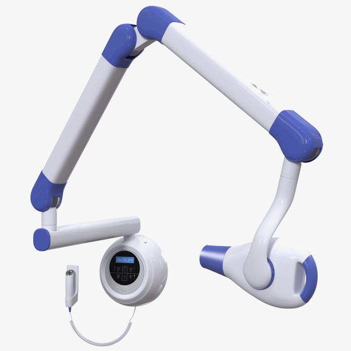 3D Modern Intraoral XRay Unit Rigged model