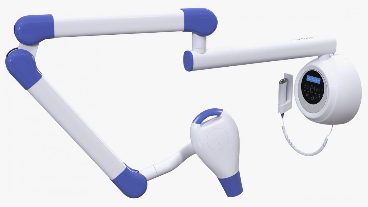 3D Modern Intraoral XRay Unit Rigged model