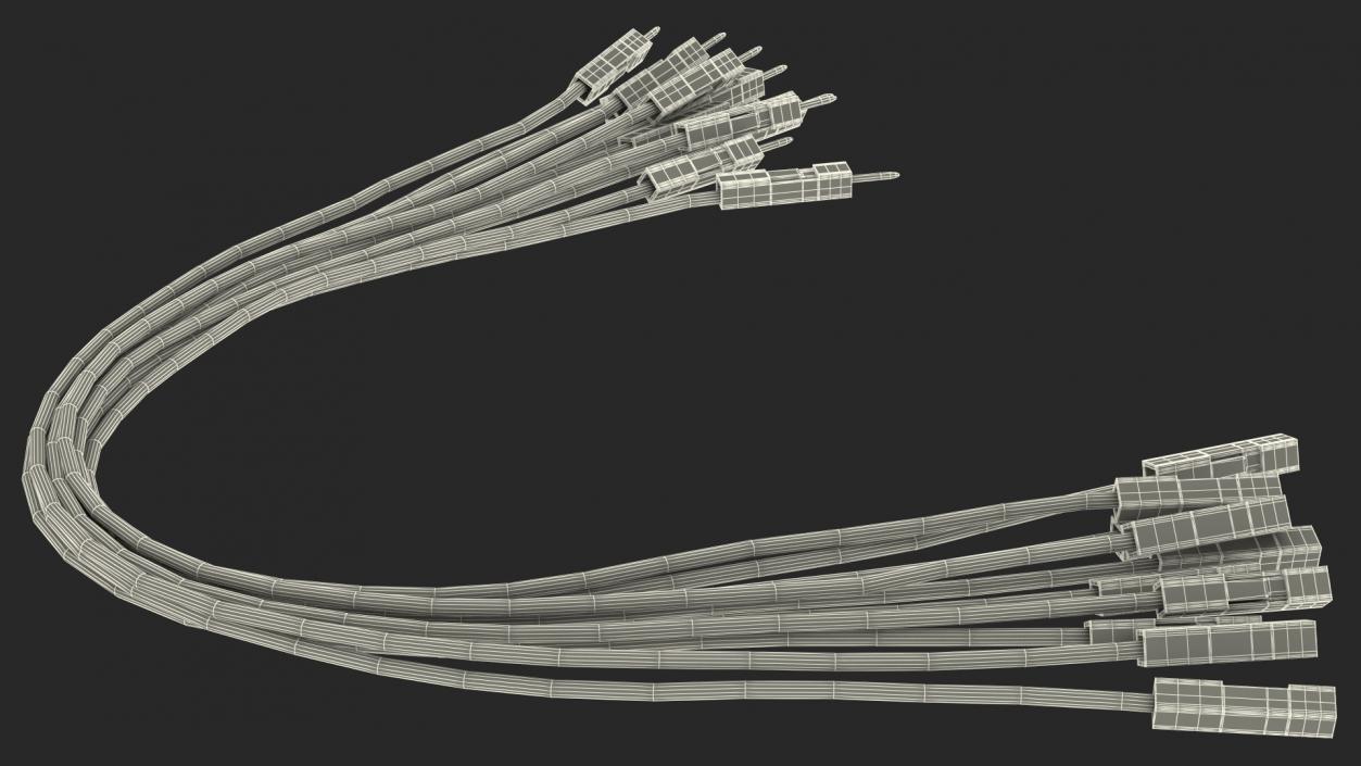 3D Jumper Wires Collection model