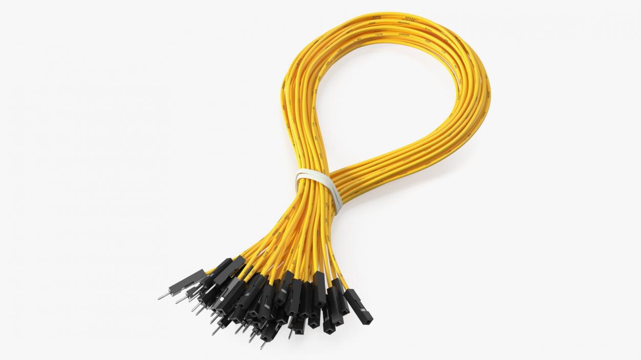 3D Jumper Wires Collection model