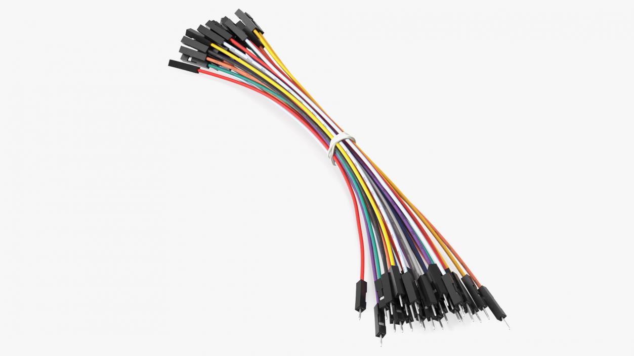 3D Jumper Wires Collection model