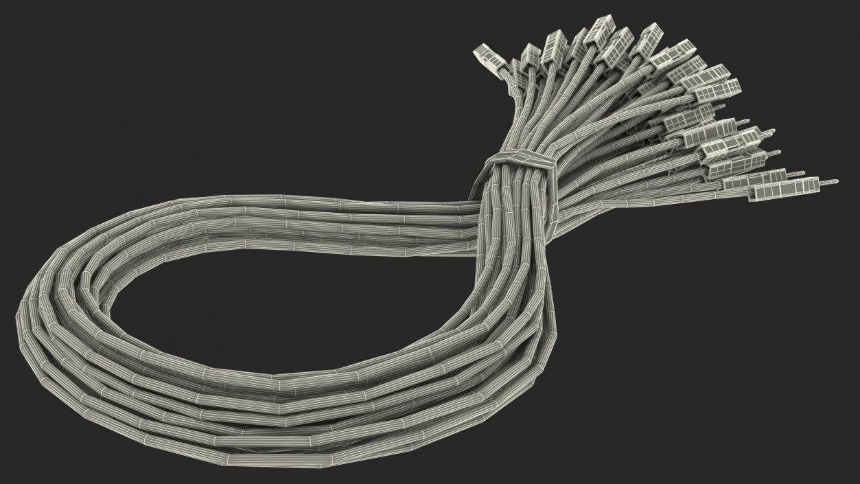 3D Jumper Wires Collection model