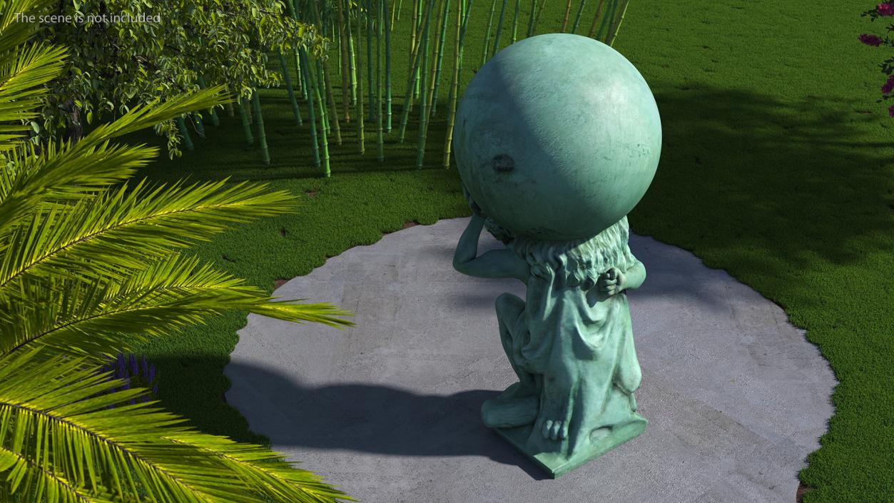 Portmeirion Hercules Statue for 3D Print 2 3D