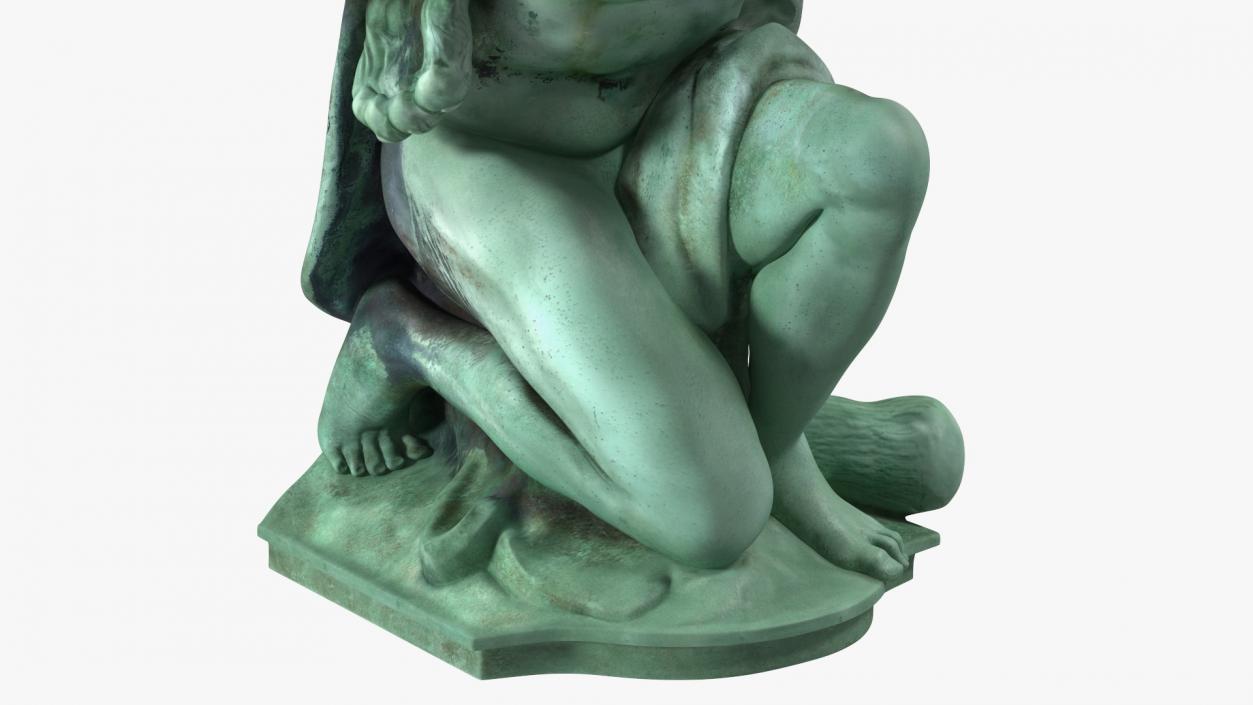 Portmeirion Hercules Statue for 3D Print 2 3D