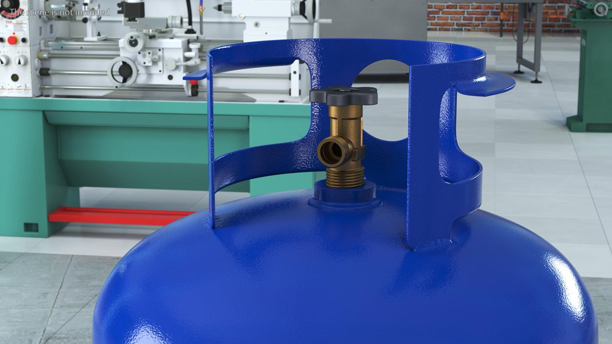 Standard Propane Gas Cylinder 3D model