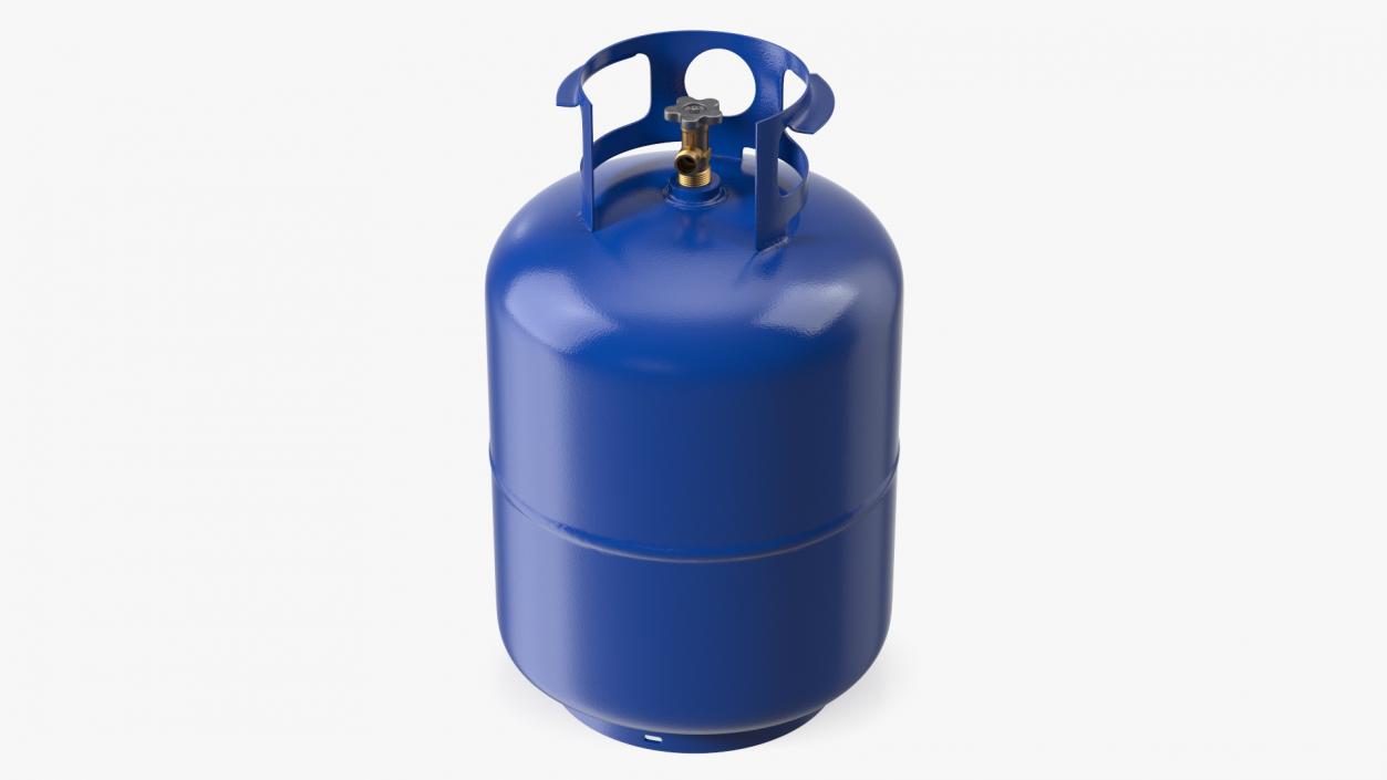 Standard Propane Gas Cylinder 3D model