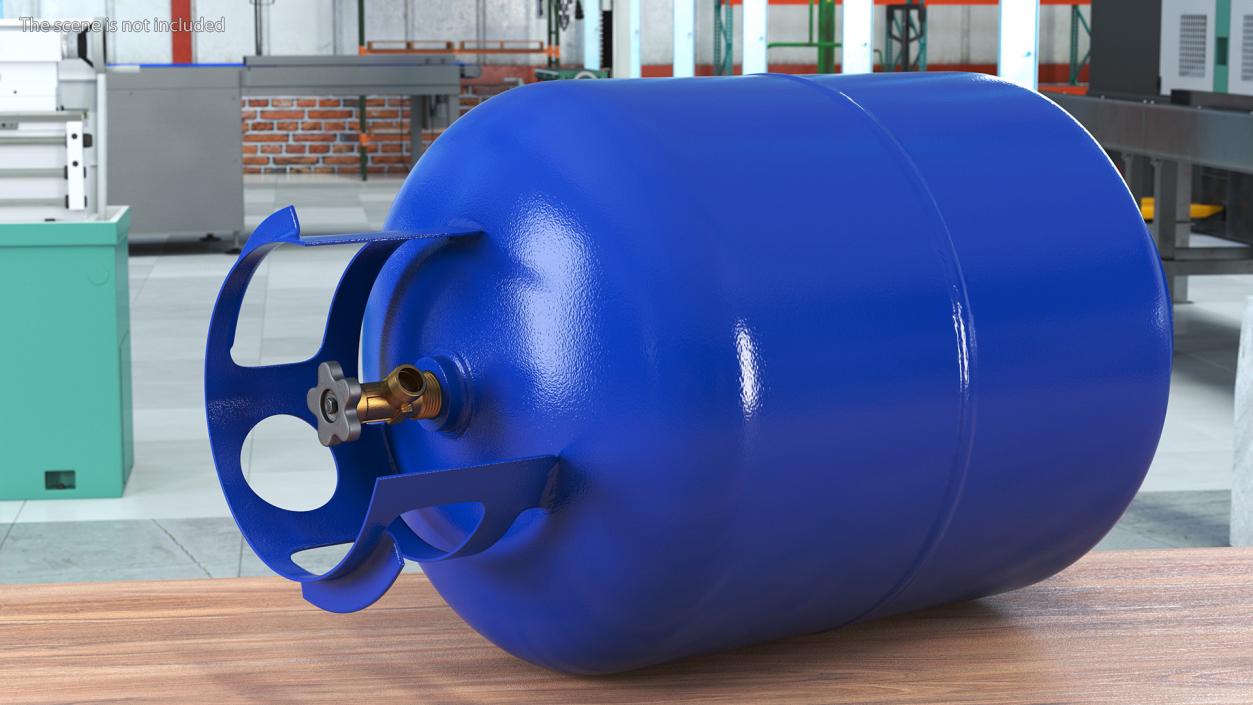 Standard Propane Gas Cylinder 3D model