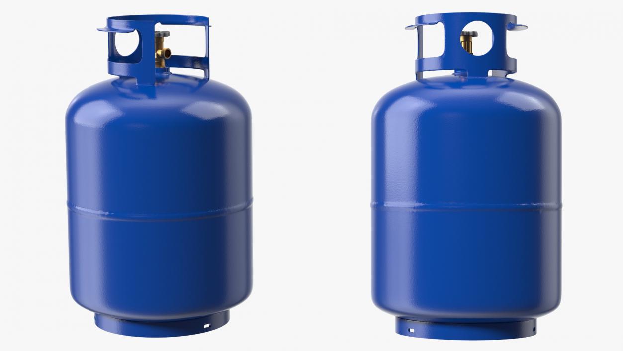 Standard Propane Gas Cylinder 3D model