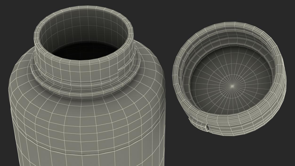 3D Dandelian Root Jar model