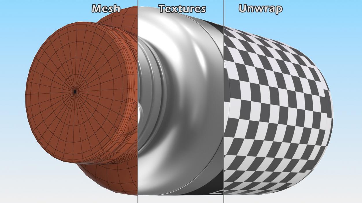 3D Dandelian Root Jar model