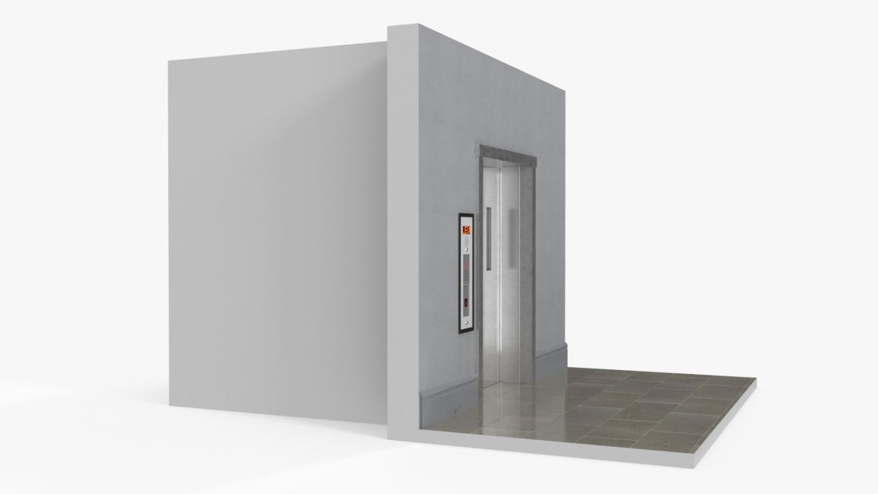 Modern Elevator Interior 3D model