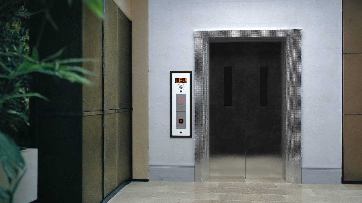 Modern Elevator Interior 3D model