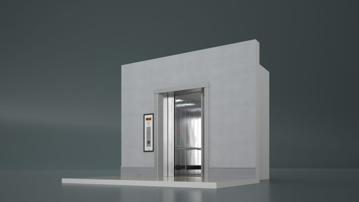 Modern Elevator Interior 3D model