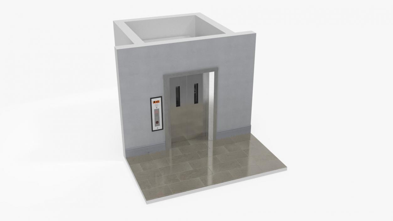 Modern Elevator Interior 3D model