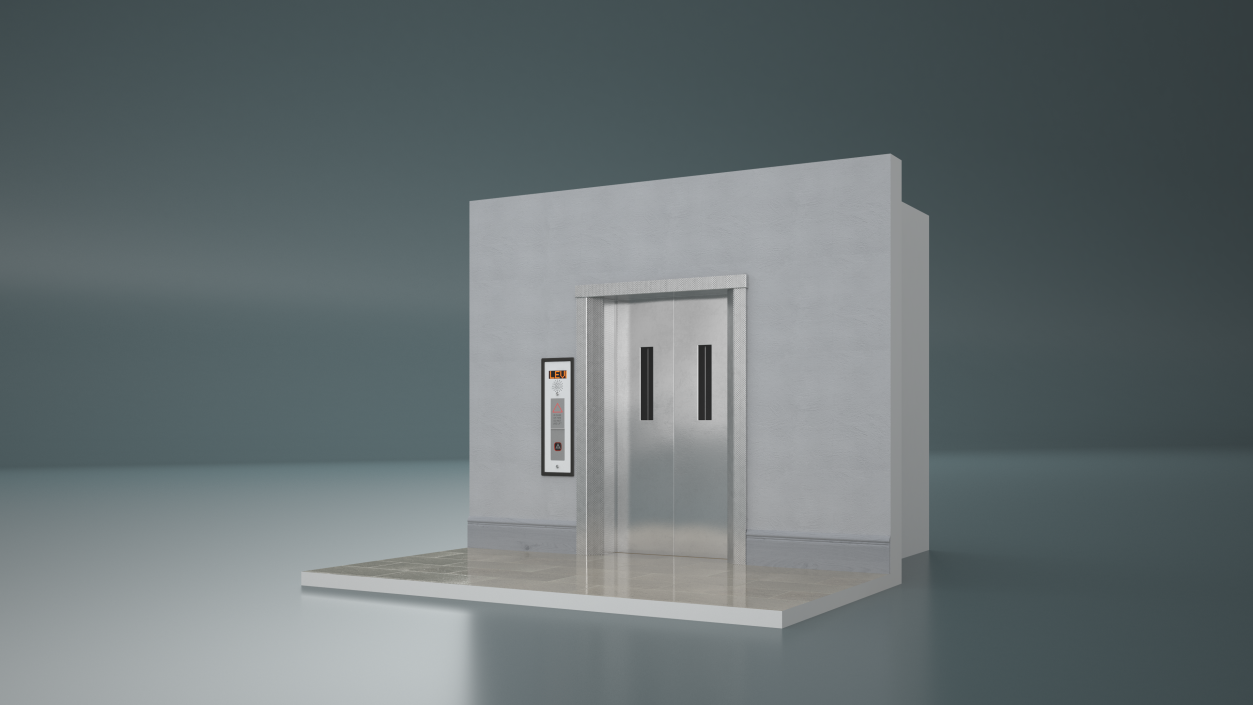 Modern Elevator Interior 3D model