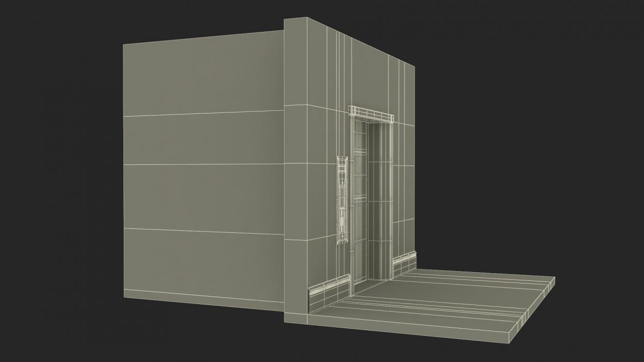 Modern Elevator Interior 3D model