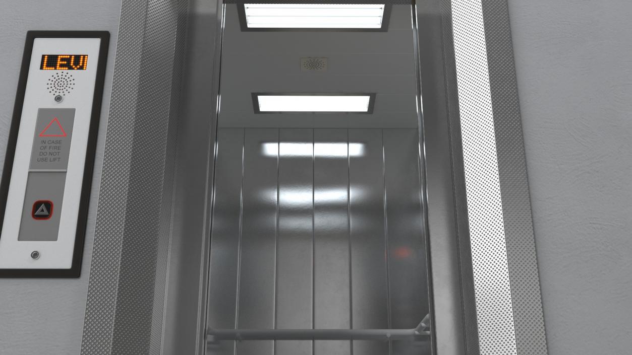 Modern Elevator Interior 3D model