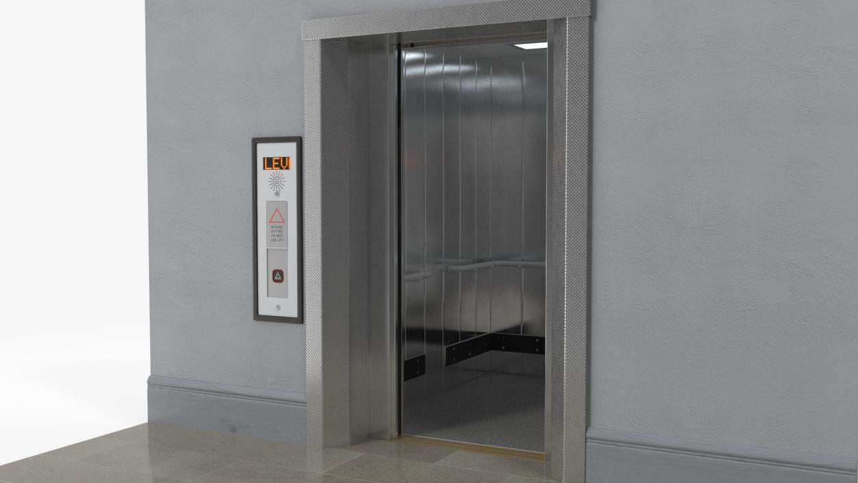 Modern Elevator Interior 3D model