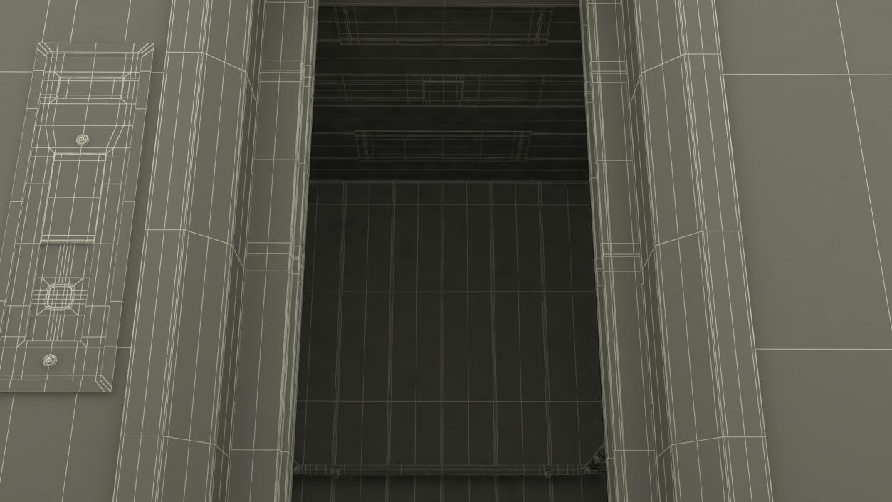 Modern Elevator Interior 3D model