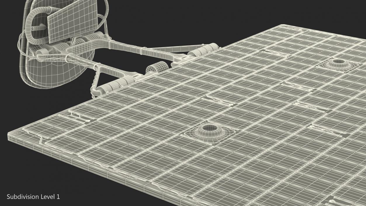 3D Solar Panels on Spacecraft