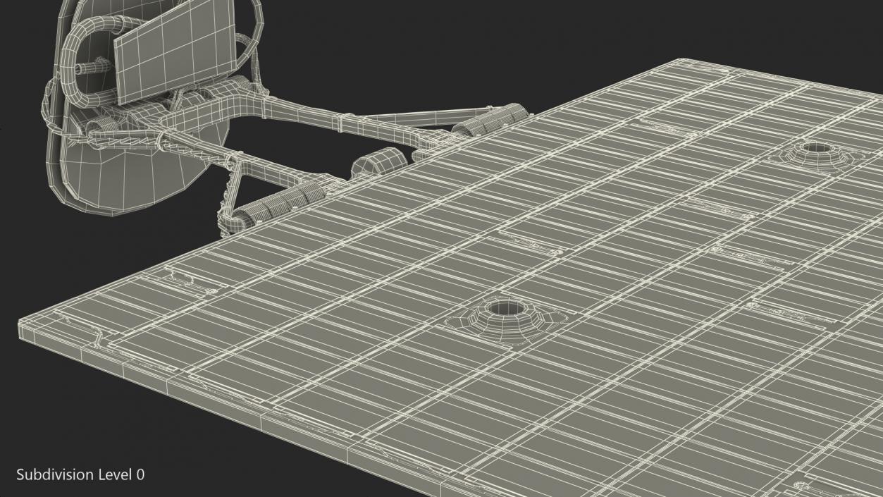 3D Solar Panels on Spacecraft