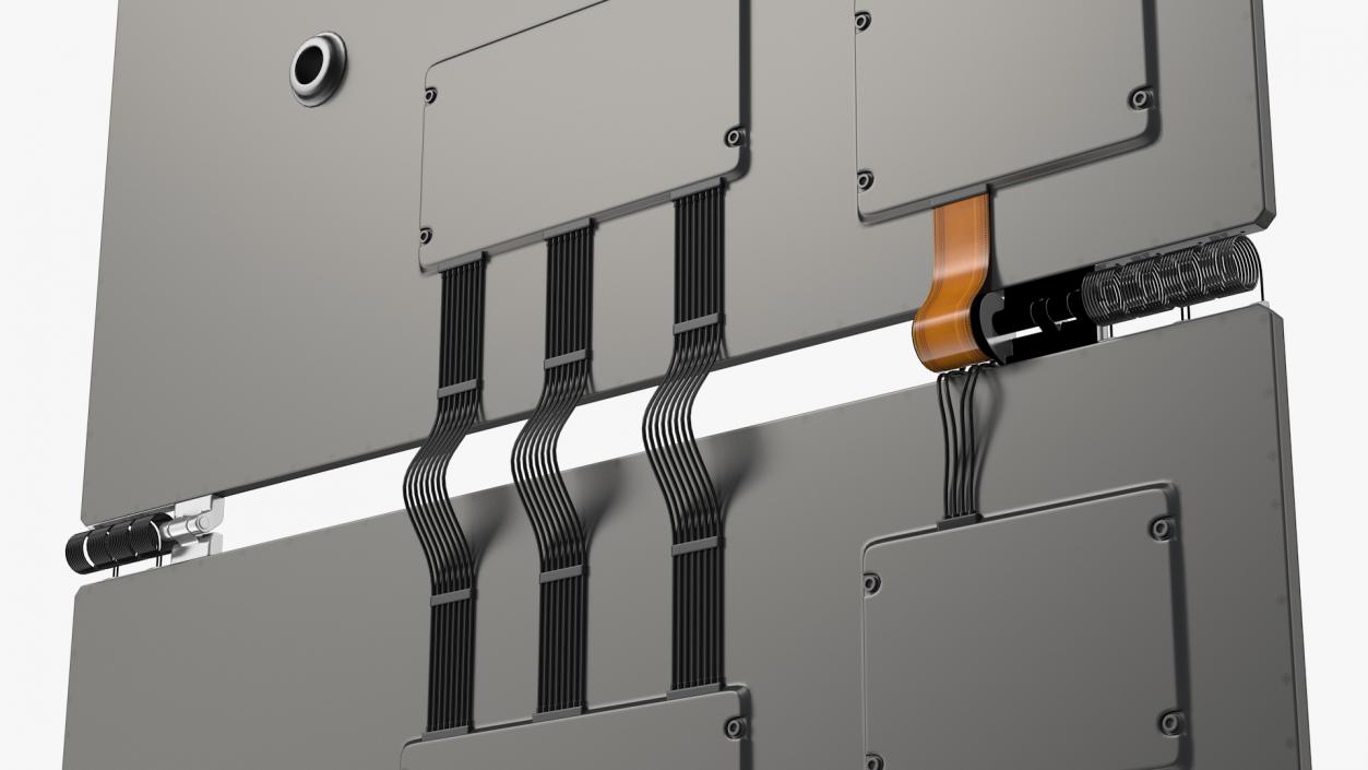 3D Solar Panels on Spacecraft