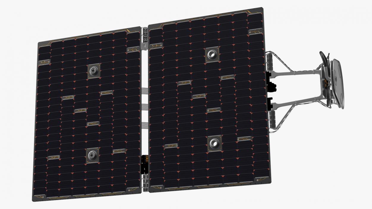 3D Solar Panels on Spacecraft