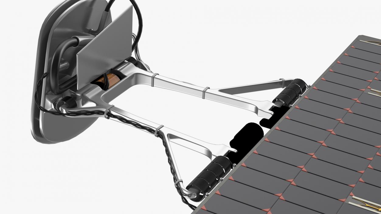 3D Solar Panels on Spacecraft