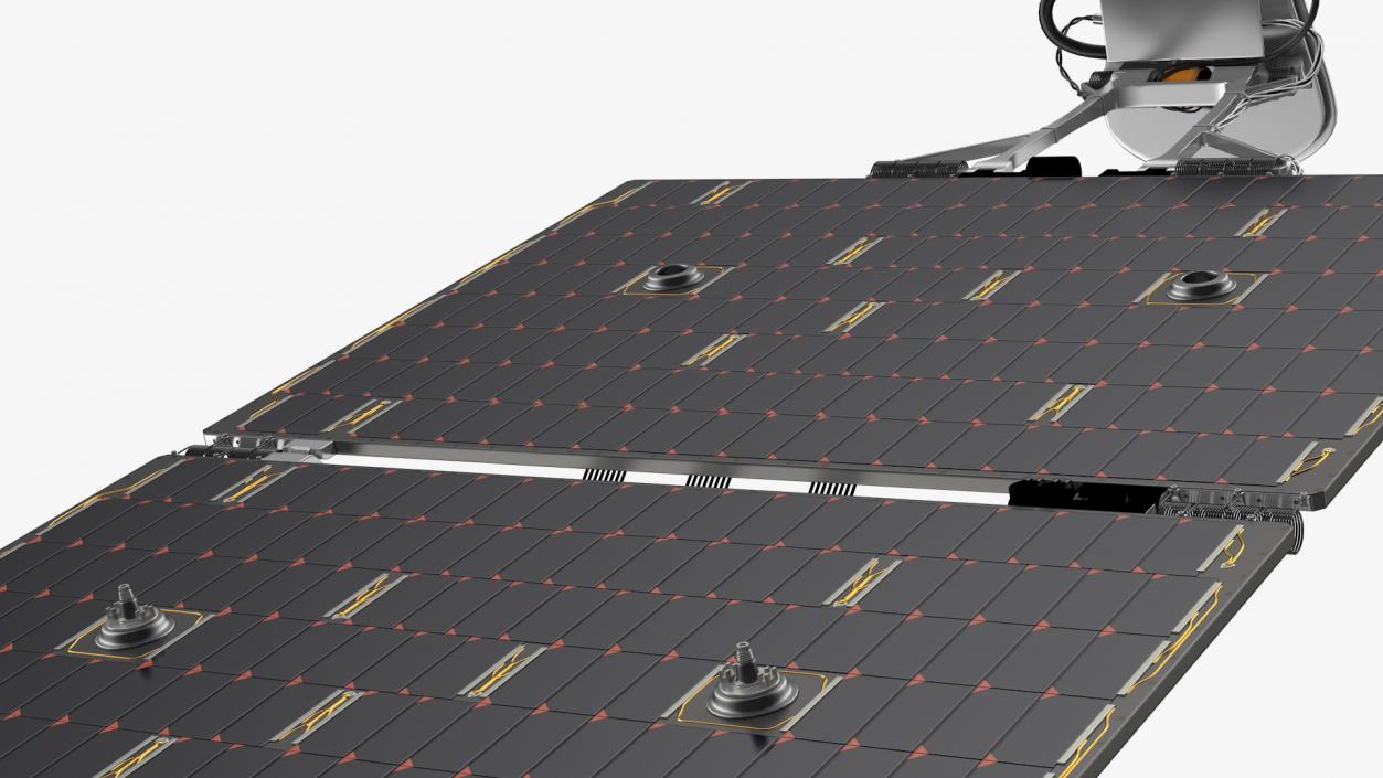 3D Solar Panels on Spacecraft