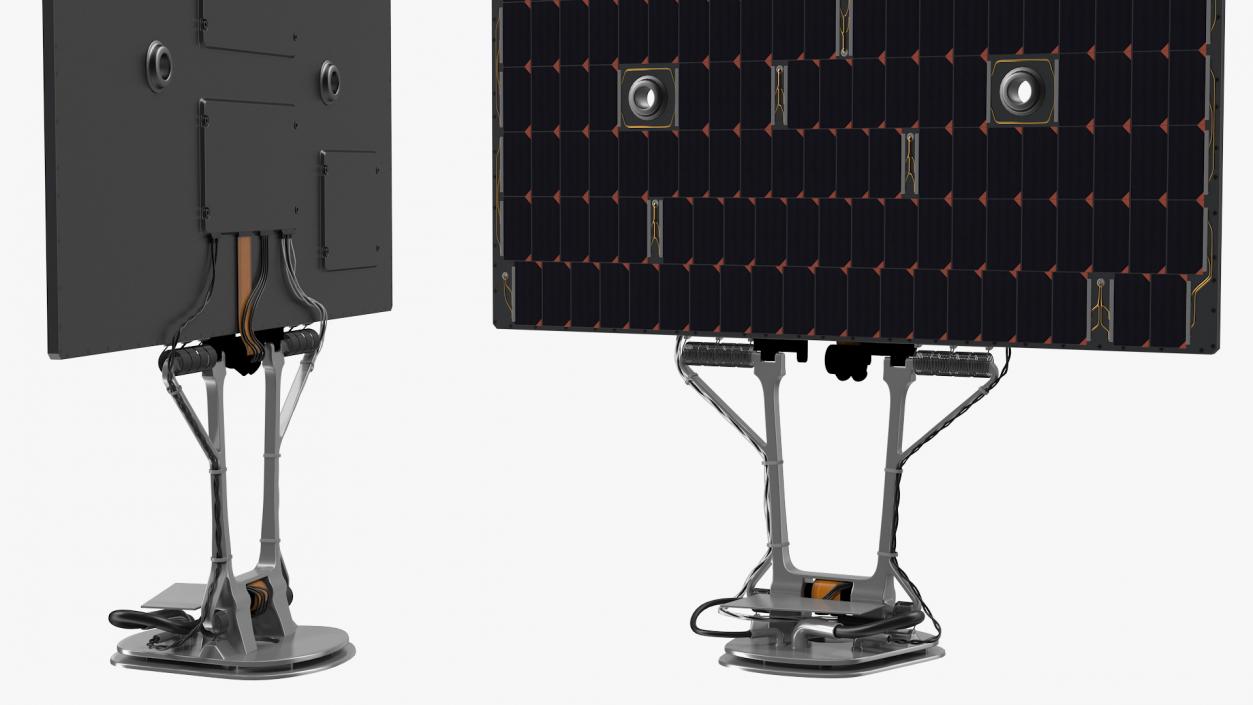 3D Solar Panels on Spacecraft